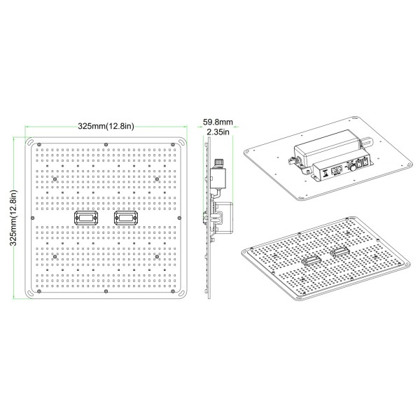 Quantum board 150w LM301h EVO Switch UV&IR